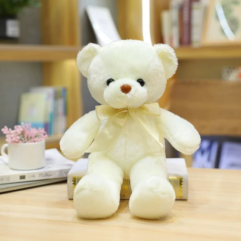 30cm 16 Styles Bear Plush Toy Soft Stuffed Animal Doll Small Pink Gray White Teddy Bear Doll Lovely Birthday Gifts For Girl Boy