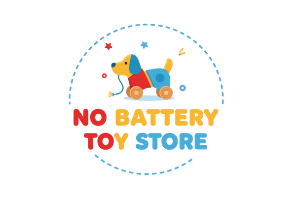 No Battery Toy Store Logo